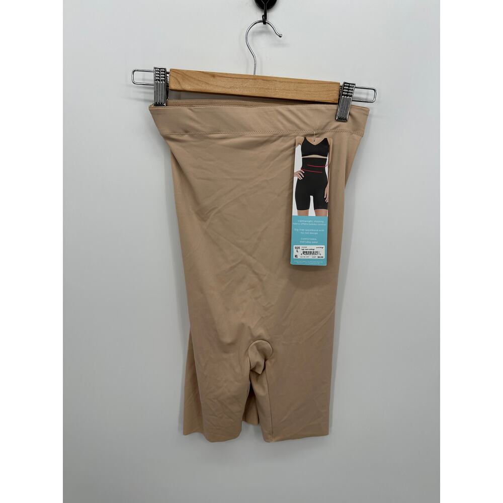 Assets Spanx Womens High Waist Midthigh Compression Shorts Size L‎ NWT Garment